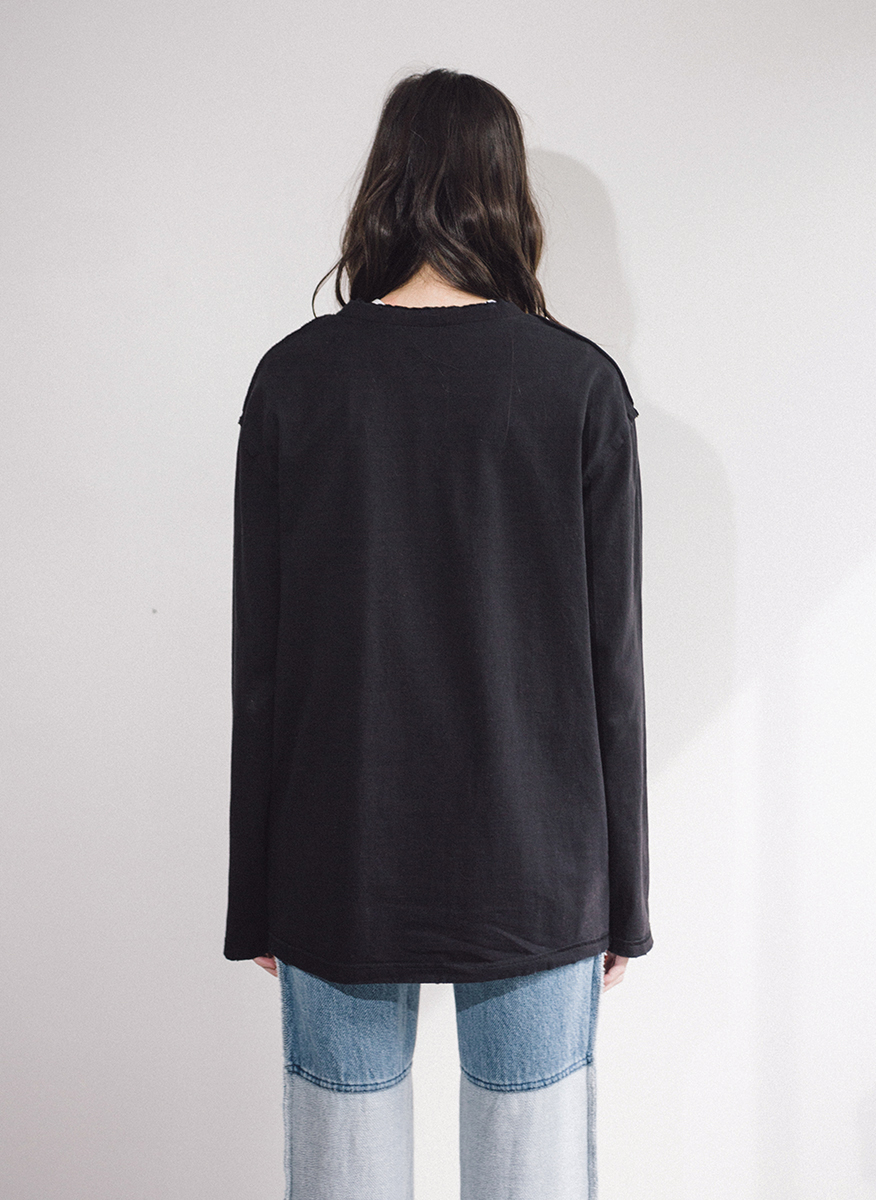 Regular Long Tee #1 詳細画像 Black 5