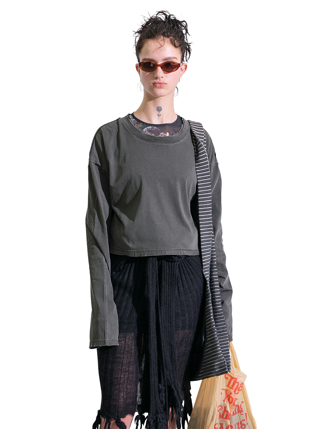 Regular Long Tee #2 詳細画像 Gray 1