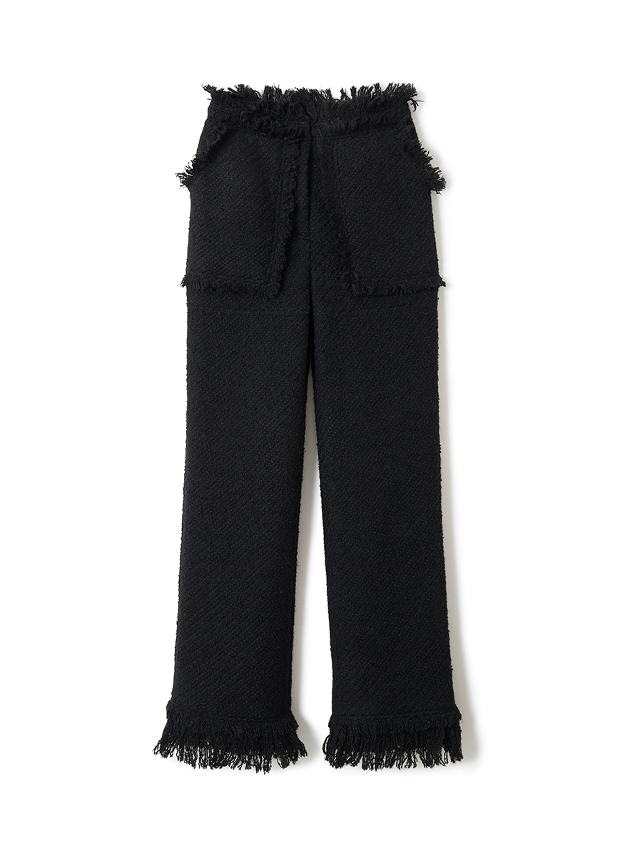 Crash Tweed Wide Trousers