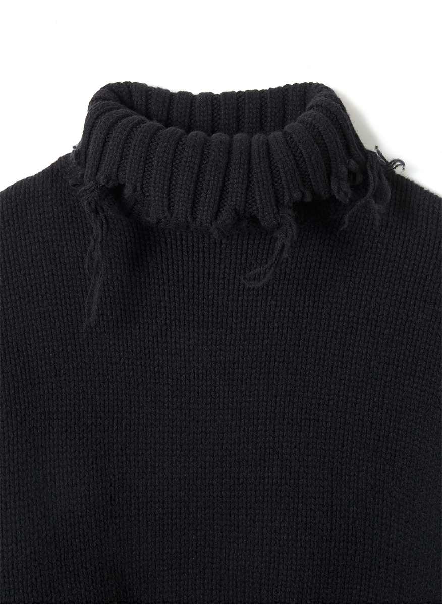 Crash Turtle Short Knit 詳細画像 Black 3