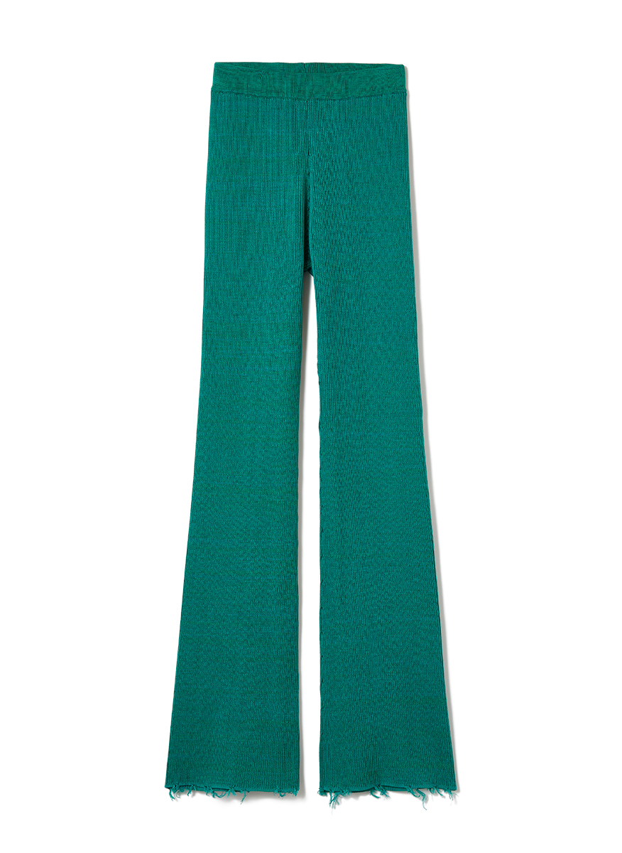 Cotton Rib Line Pants