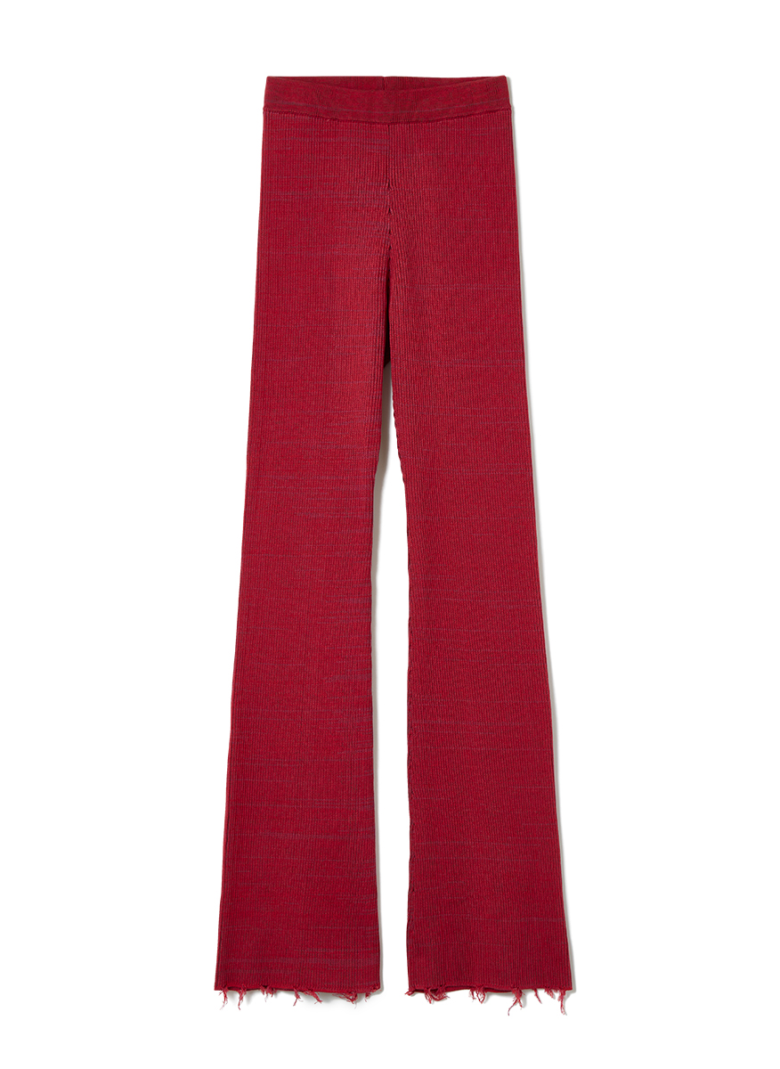 Cotton Rib Line Pants