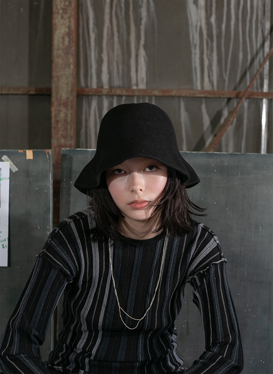 Seamless Wool Hat 詳細画像 Black 1