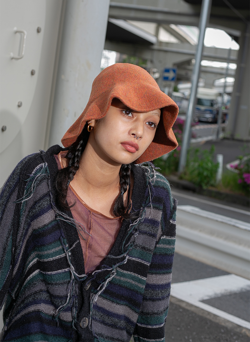 Seamless Wool Hat 詳細画像 Orange 1