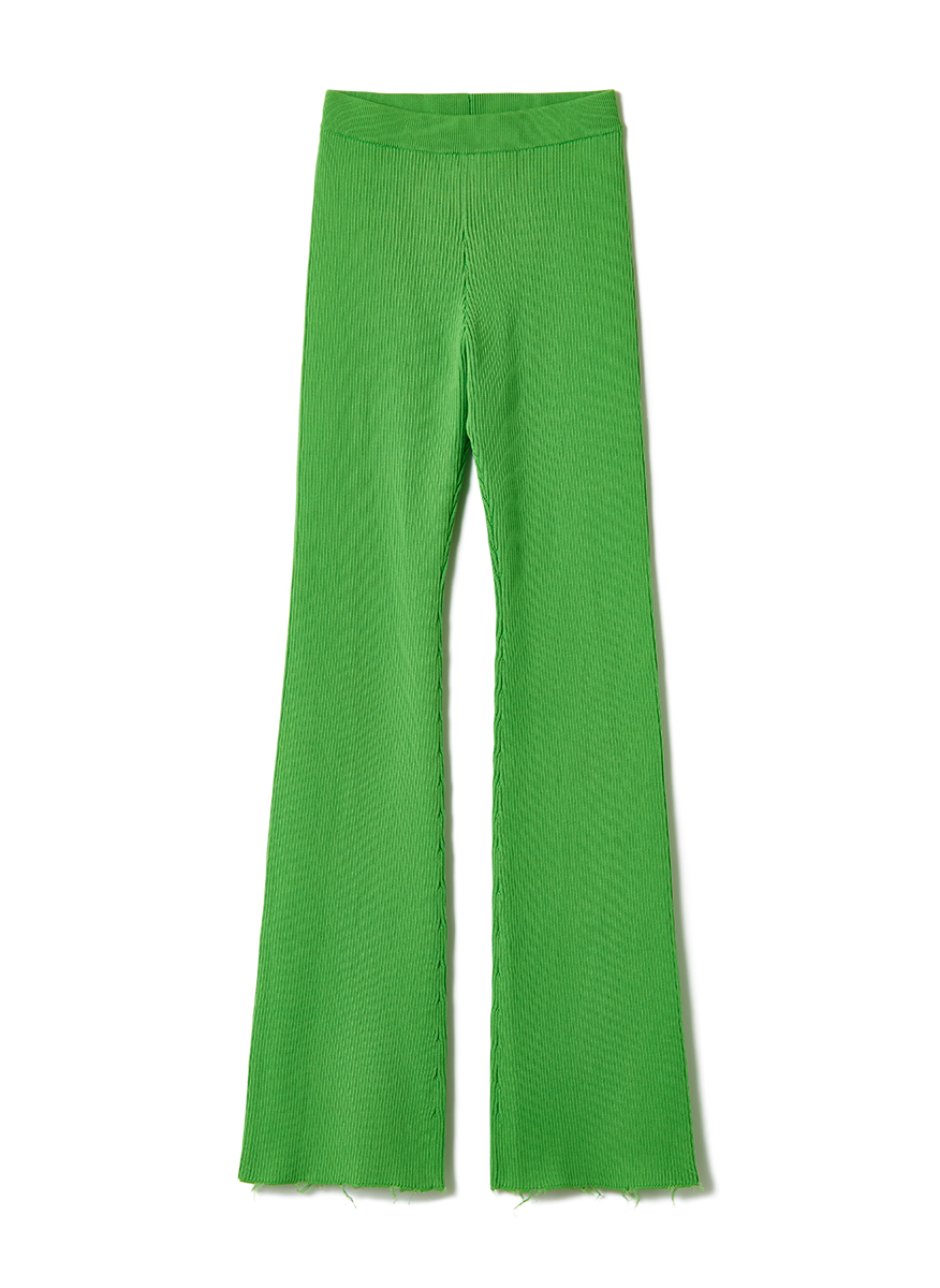 Cotton Rib Line Pants