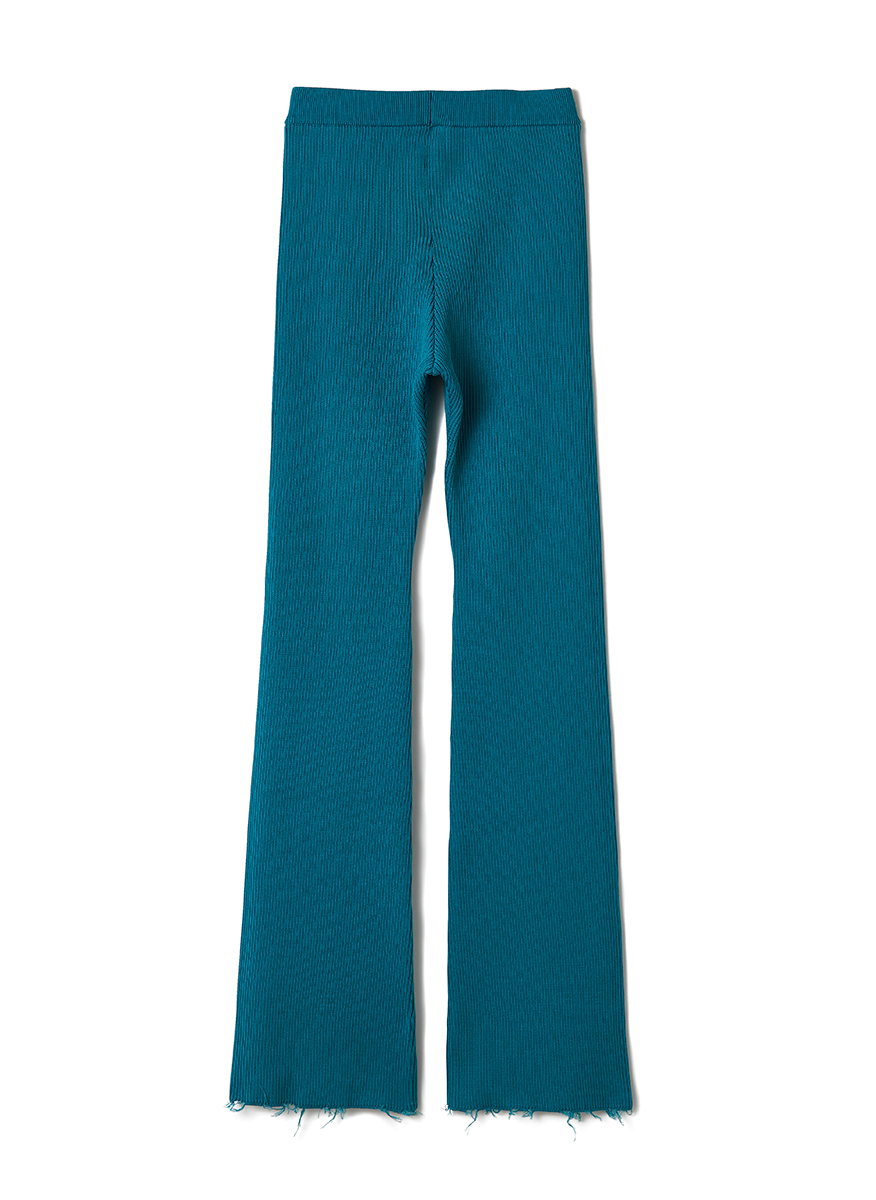 Cotton Rib Line Pants 詳細画像 Blue 2