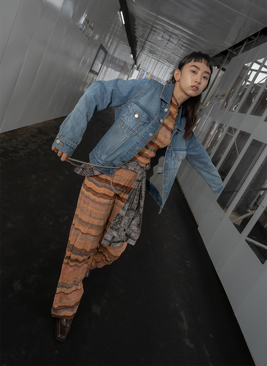 Nano Mist Denim-jacket 詳細画像 Blue 2