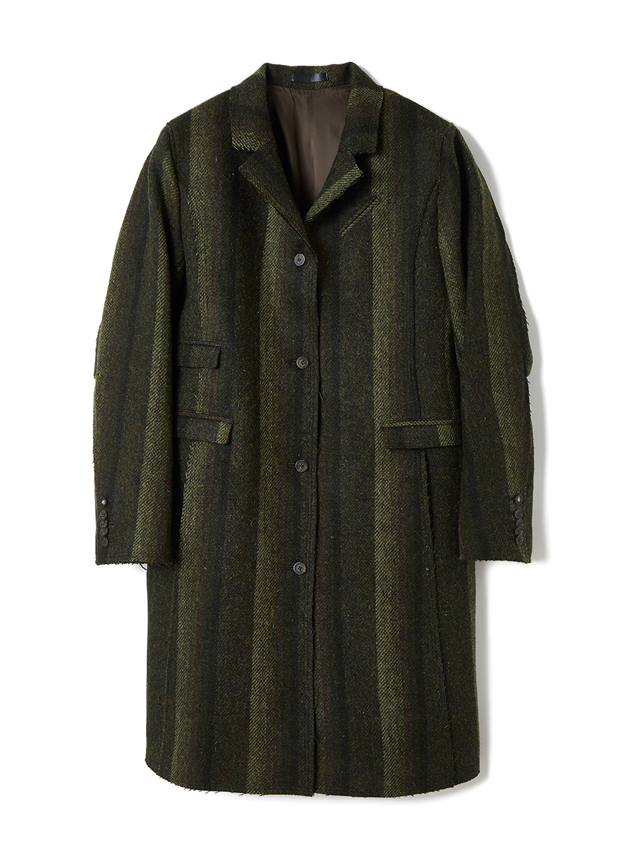 Cut-off Wool Midi Coat 詳細画像 Khaki 1