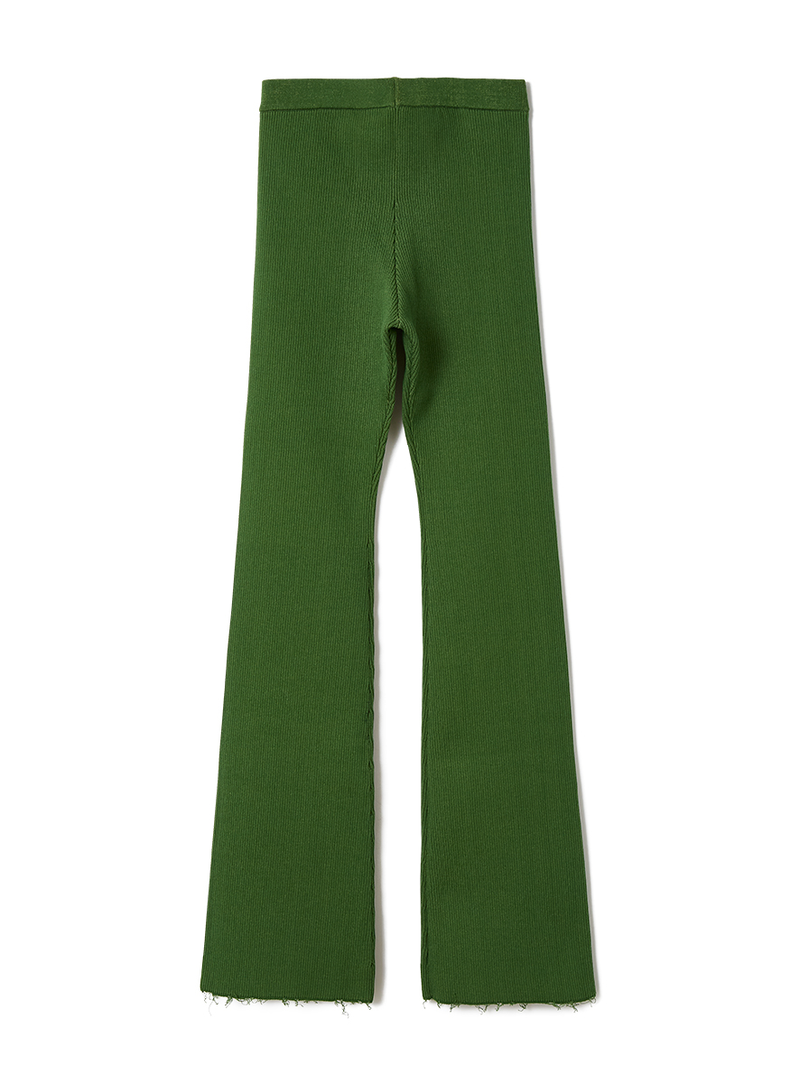 Re-Cotton Rib Line Pants 詳細画像 Green 2