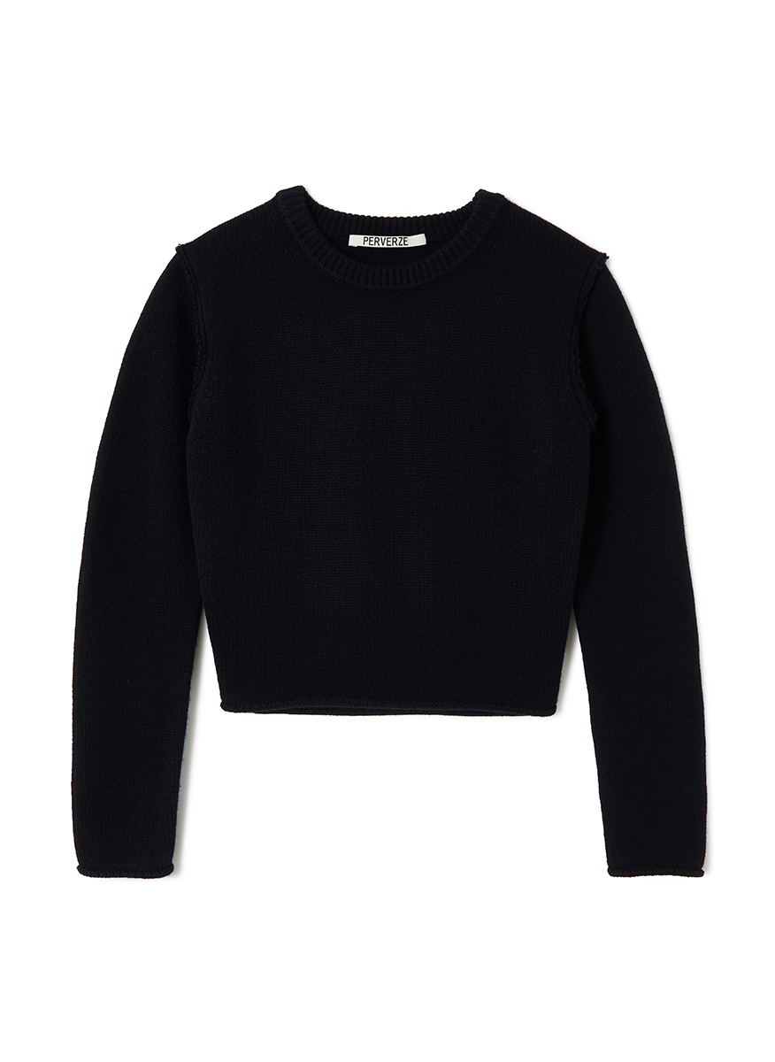 Regular Wool Sweater Small 詳細画像 Black 1