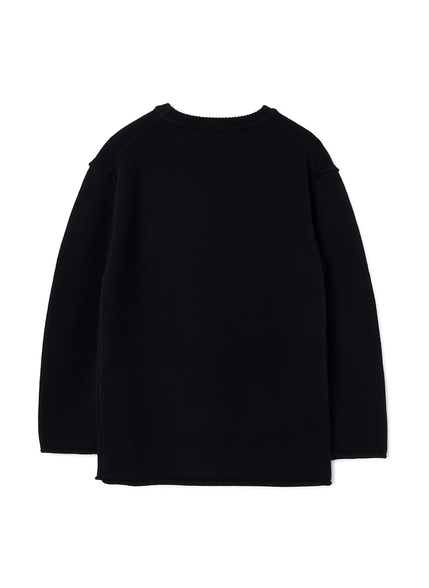 Regular Wool Sweater Large 詳細画像 Black 2