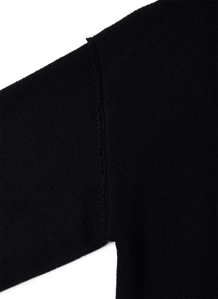 Regular Wool Cardigan Large 詳細画像 Black 4