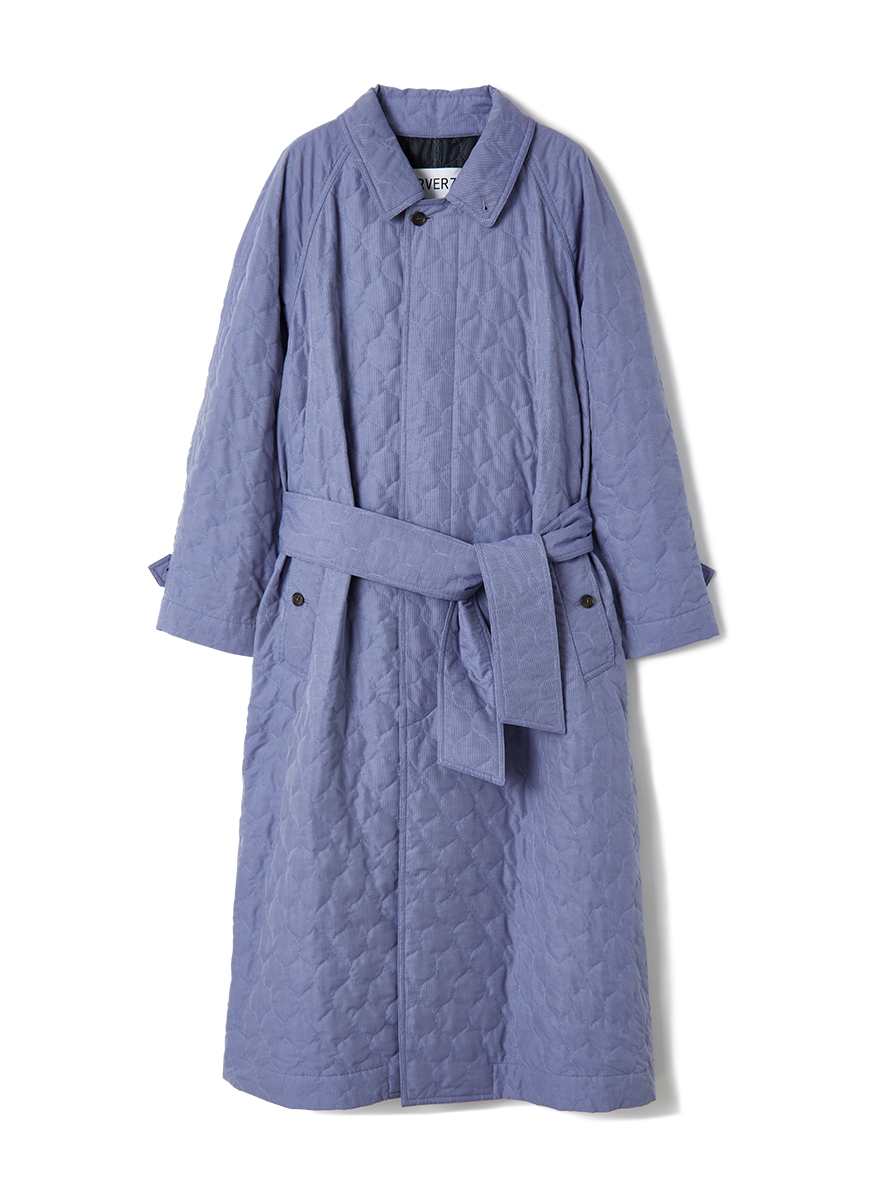 Sheer Quilting Large Coat 詳細画像 Blue 1