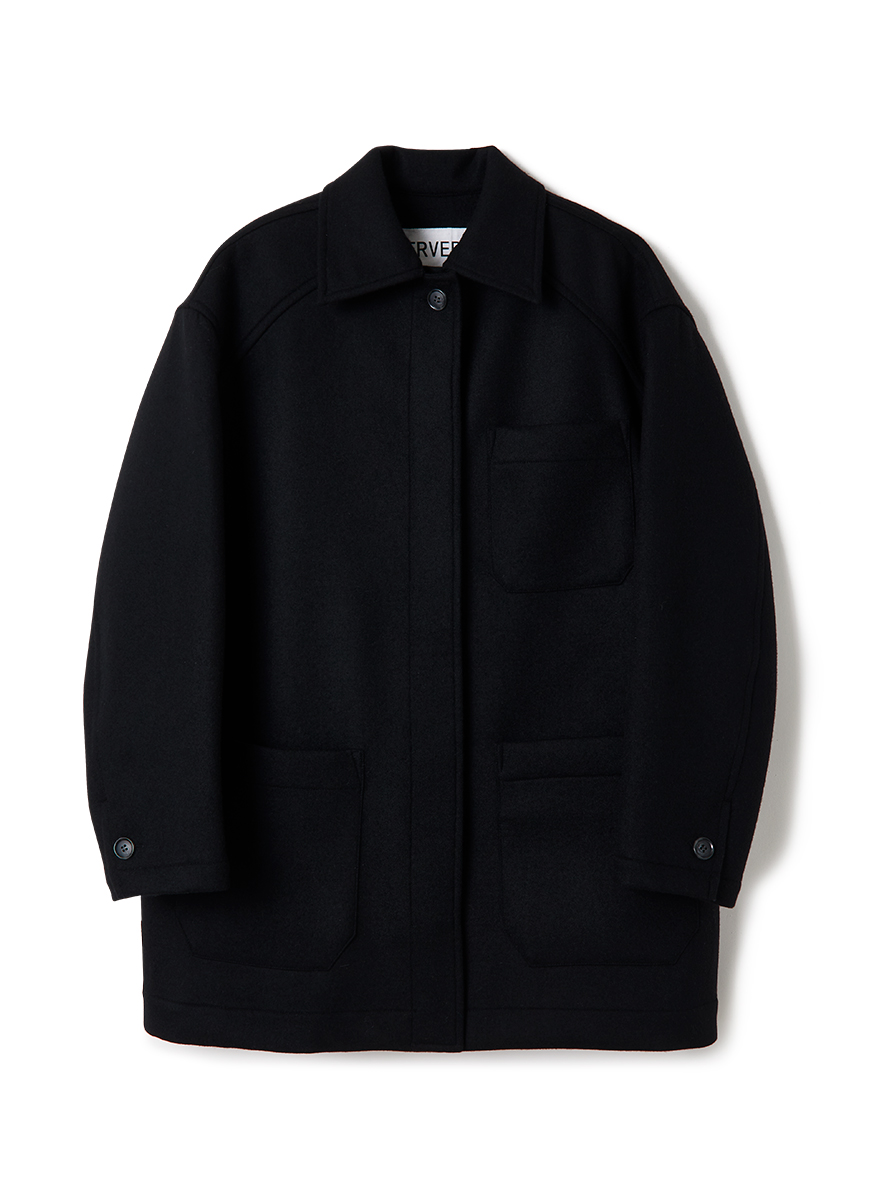 Tent Line Over Coat  詳細画像 Black 1