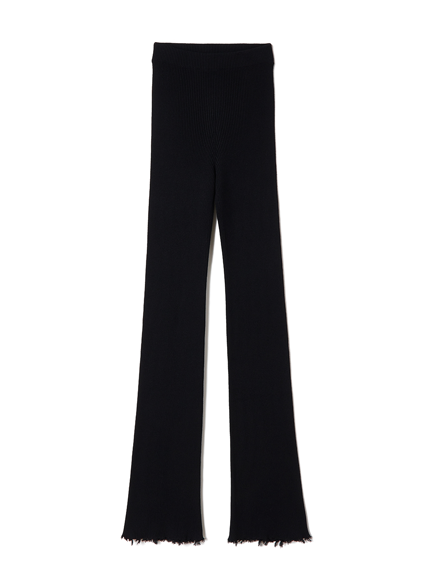 Whole-garment Rib Line Pants