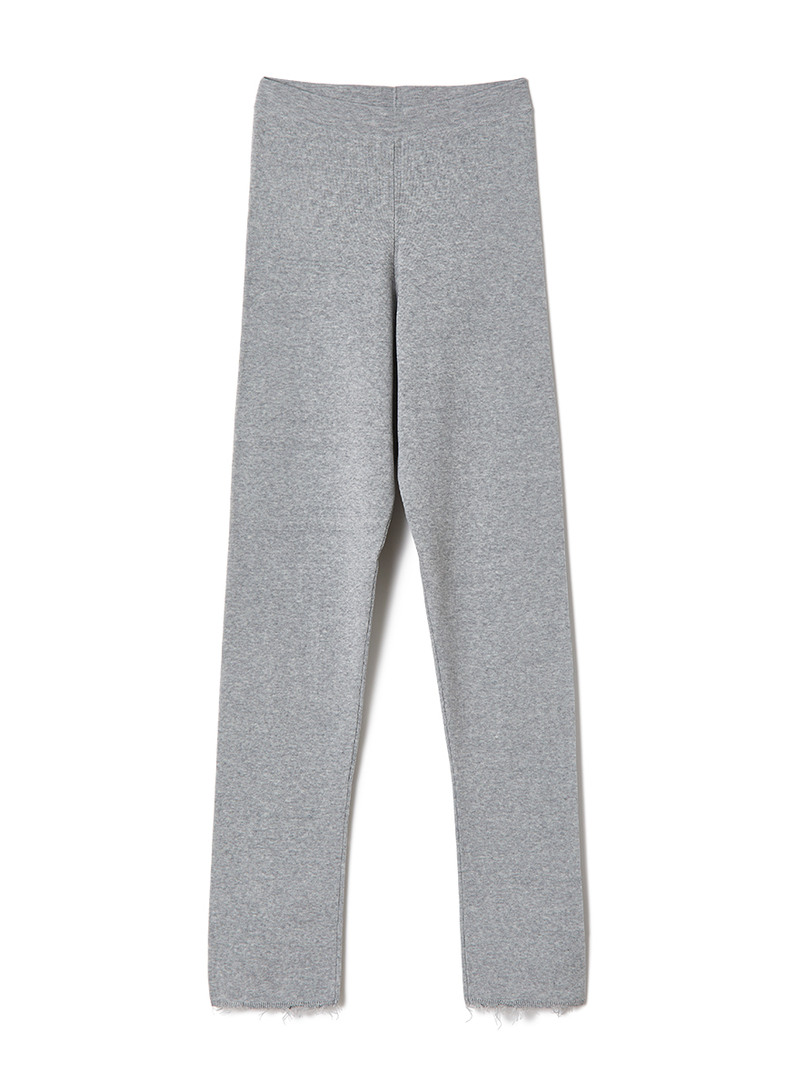 Cropped Knit Pants 詳細画像 Gray 1