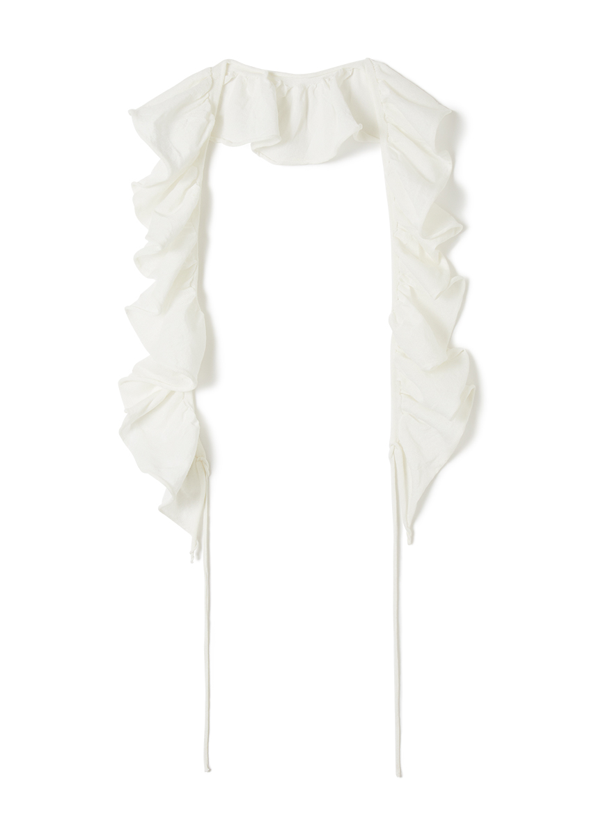 Ruffle String Knit 詳細画像 White 1