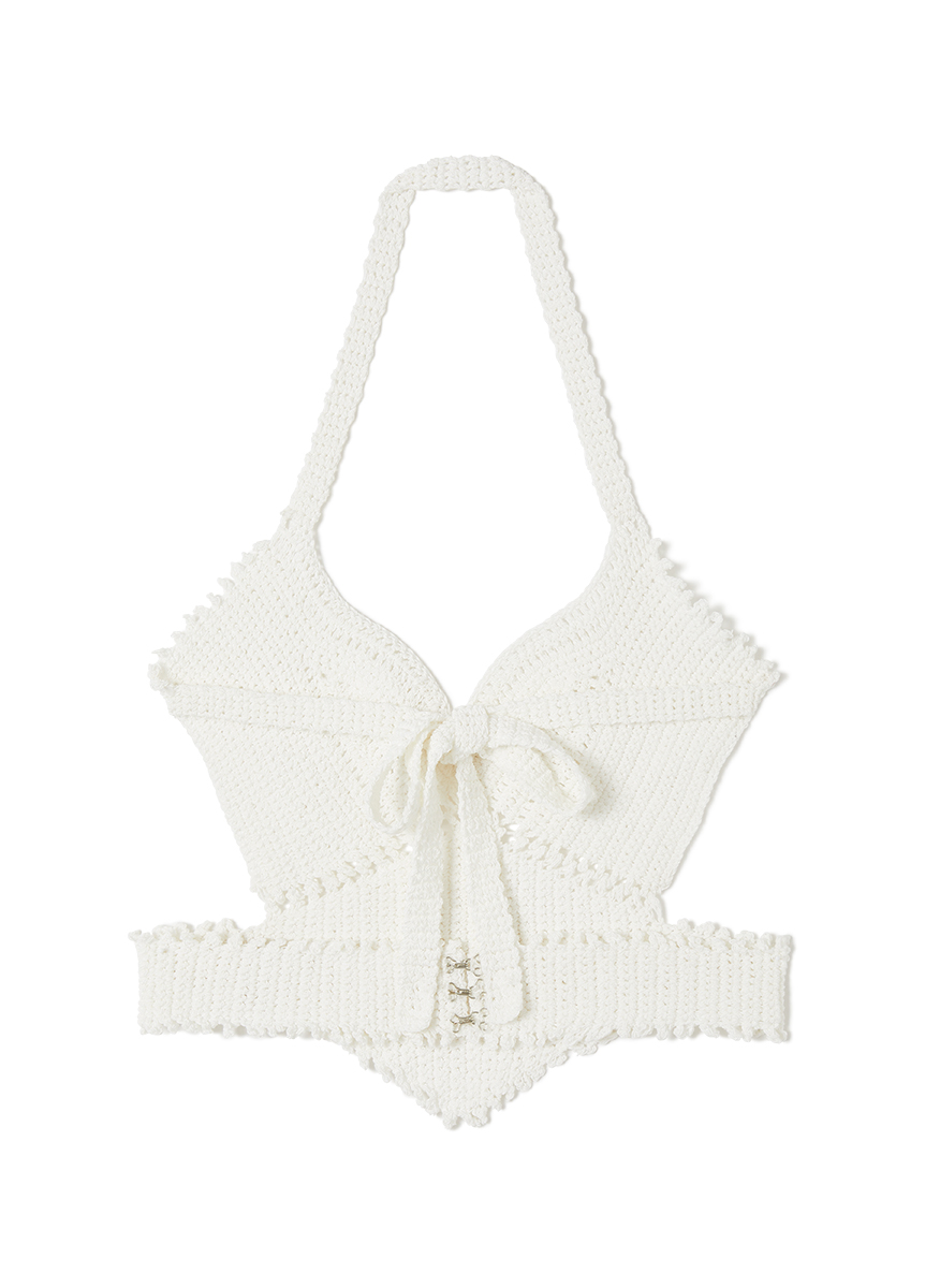 Crochet Top 詳細画像 White 2