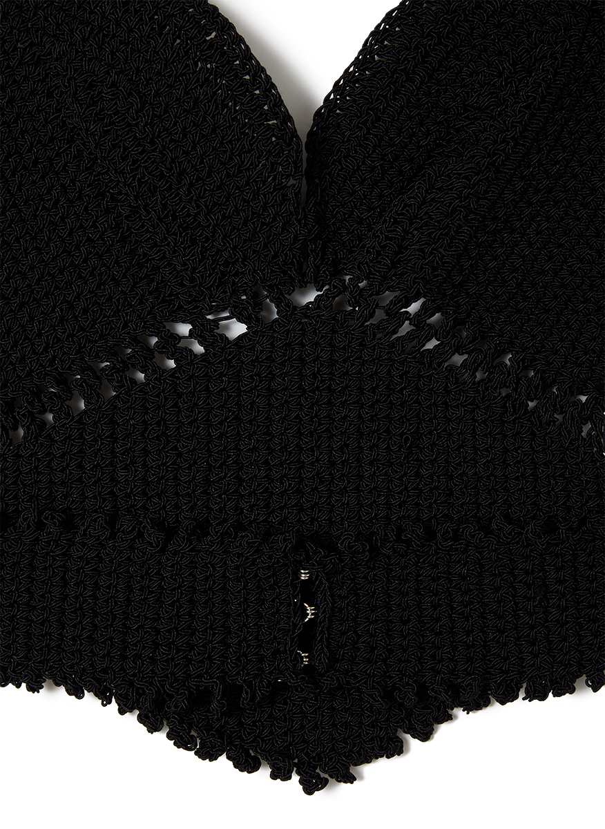 Crochet Top 詳細画像 Black 4