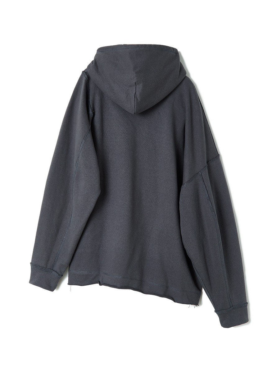 Slip Neck Hoodie 詳細画像 Gray 2