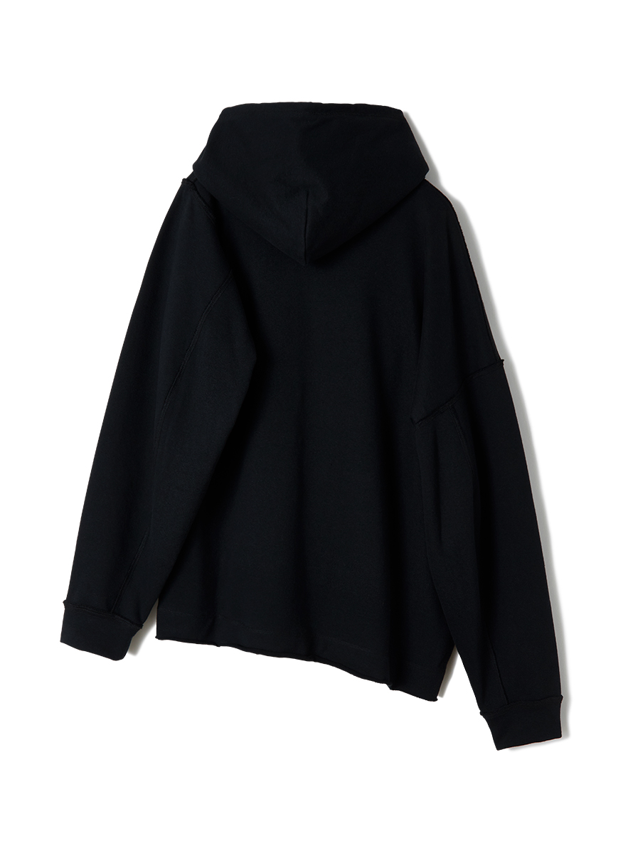 Slip Neck Hoodie 詳細画像 Black 2