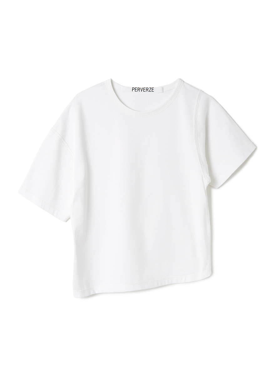 Slip Neck Tee 詳細画像 White 1