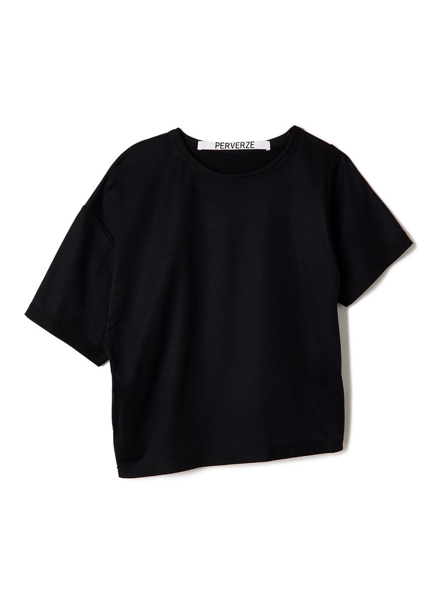 Slip Neck Tee 詳細画像 Black 1