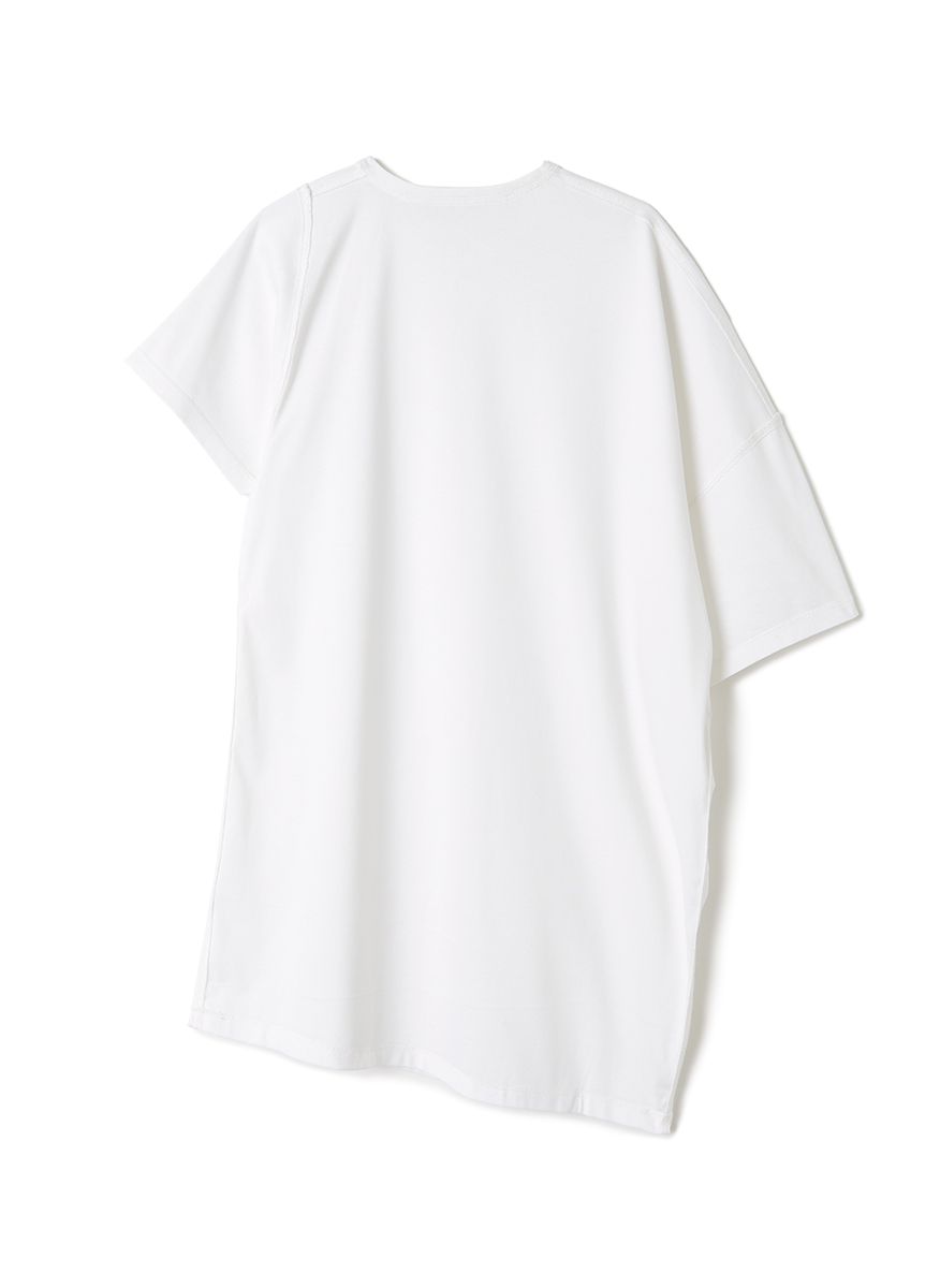 Slip Neck Over Tee 詳細画像 White 2