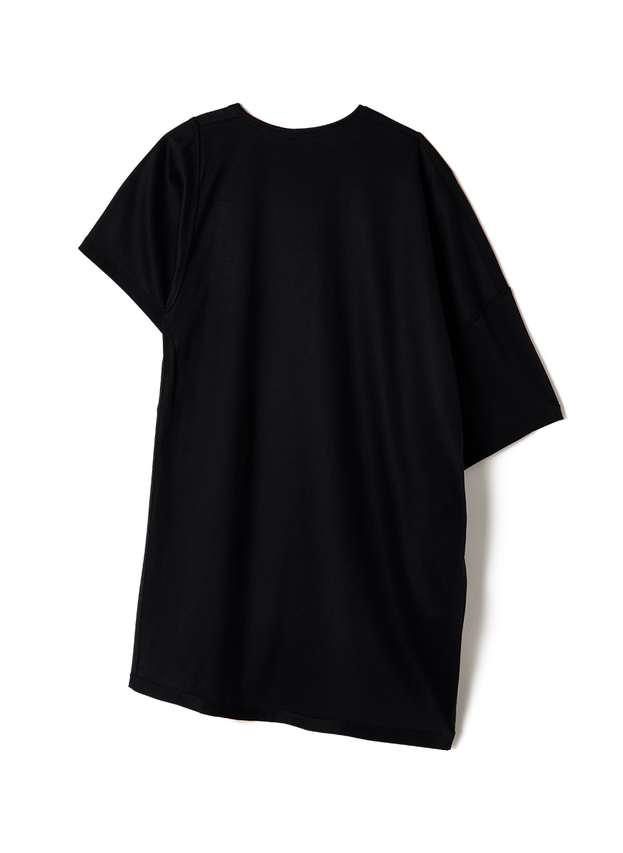 Slip Neck Over Tee 詳細画像 Black 2