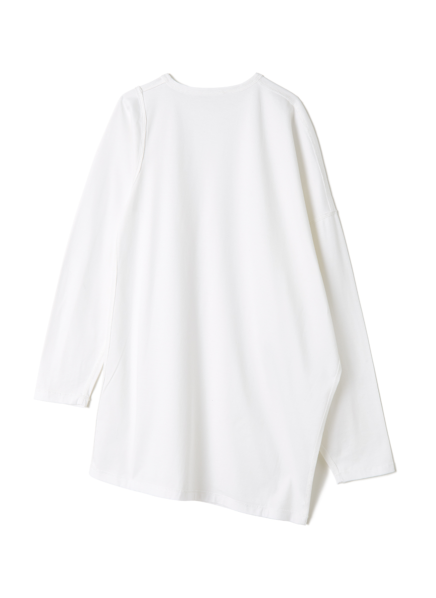 Slip Neck Long Tee 詳細画像 White 2