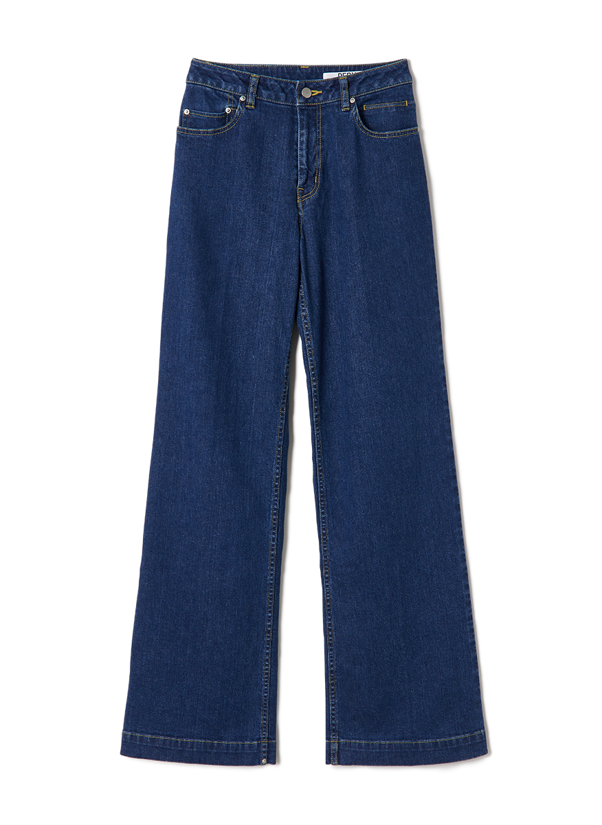 Eco Bio Washed Denim -Wide 詳細画像 Indigo 1