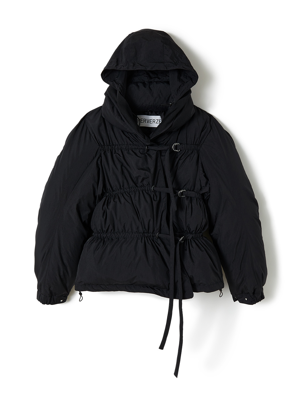 String Multiple Down Jacket  詳細画像 Black 4