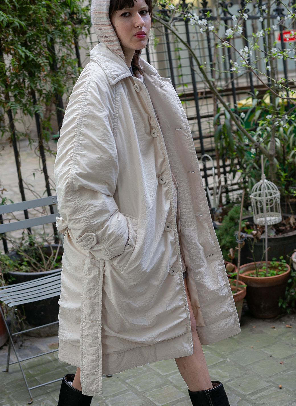 Puffer Long Down Jacket 詳細画像 White 2