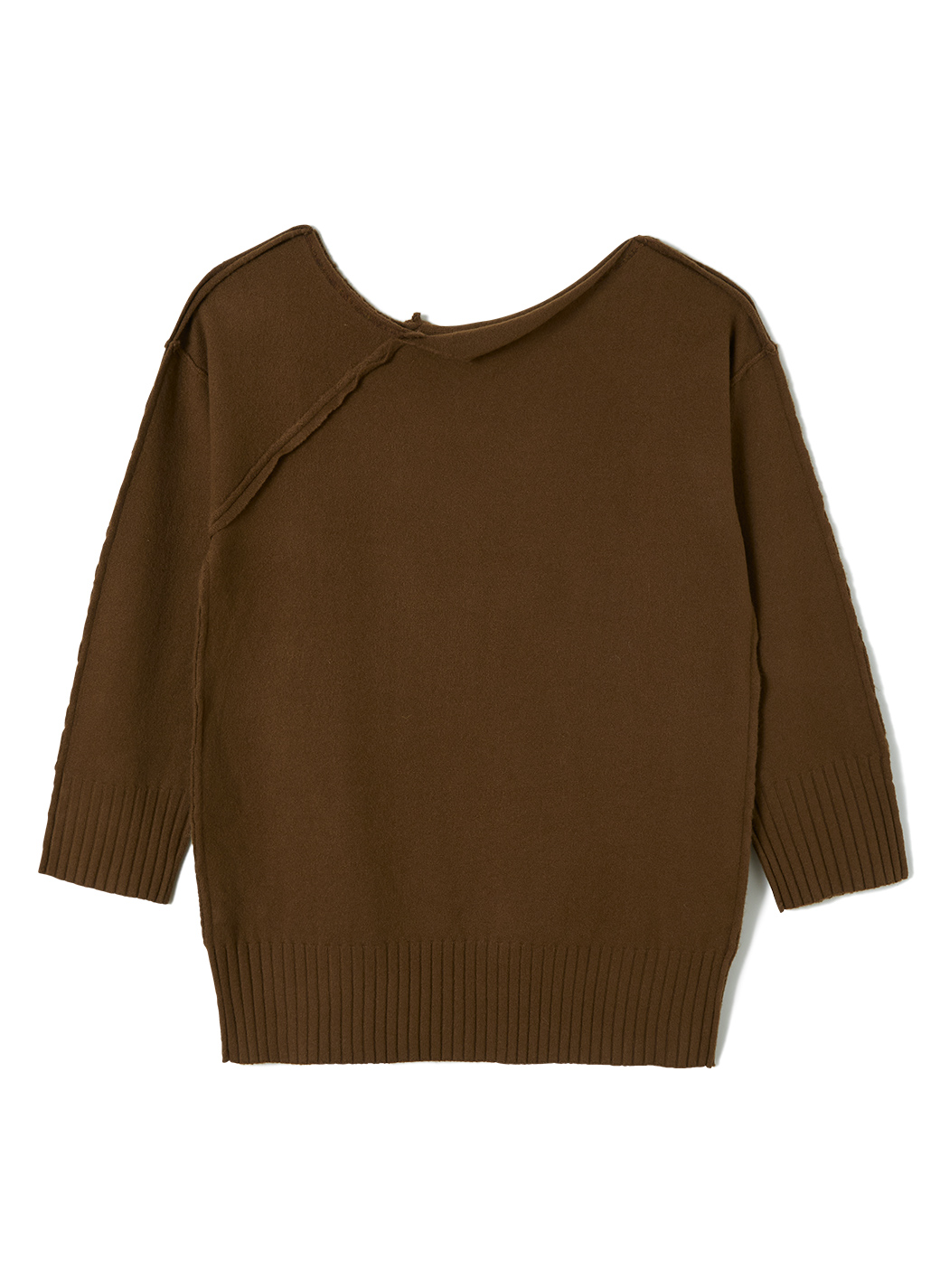 Stitching Large Sweater 詳細画像 Camel 1