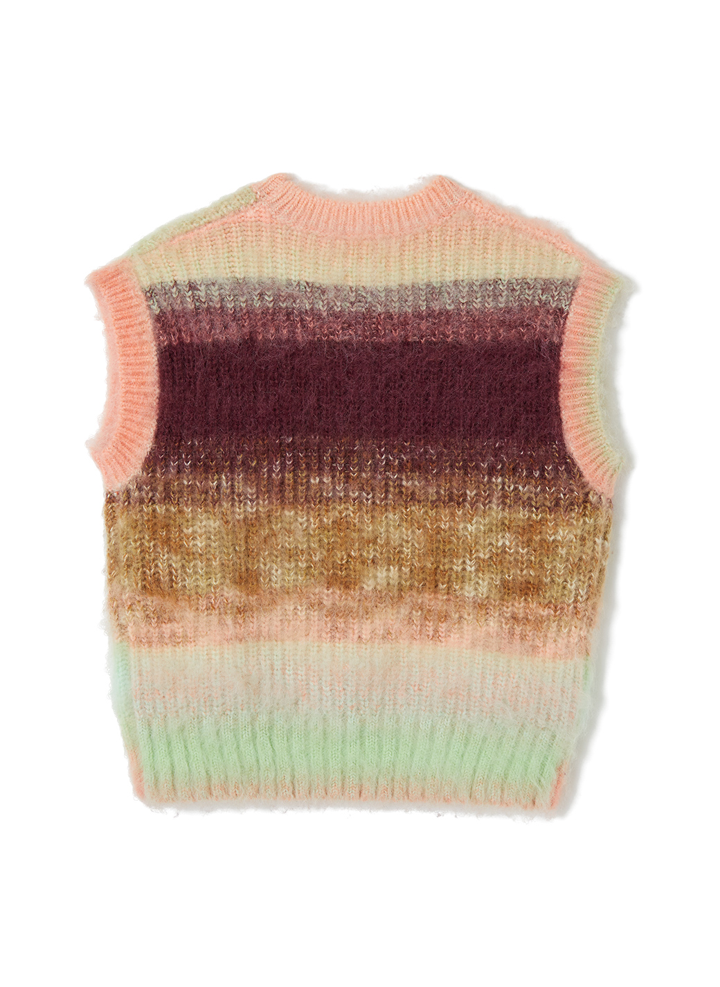 Gradient Stripe Vest 詳細画像 Pink 2