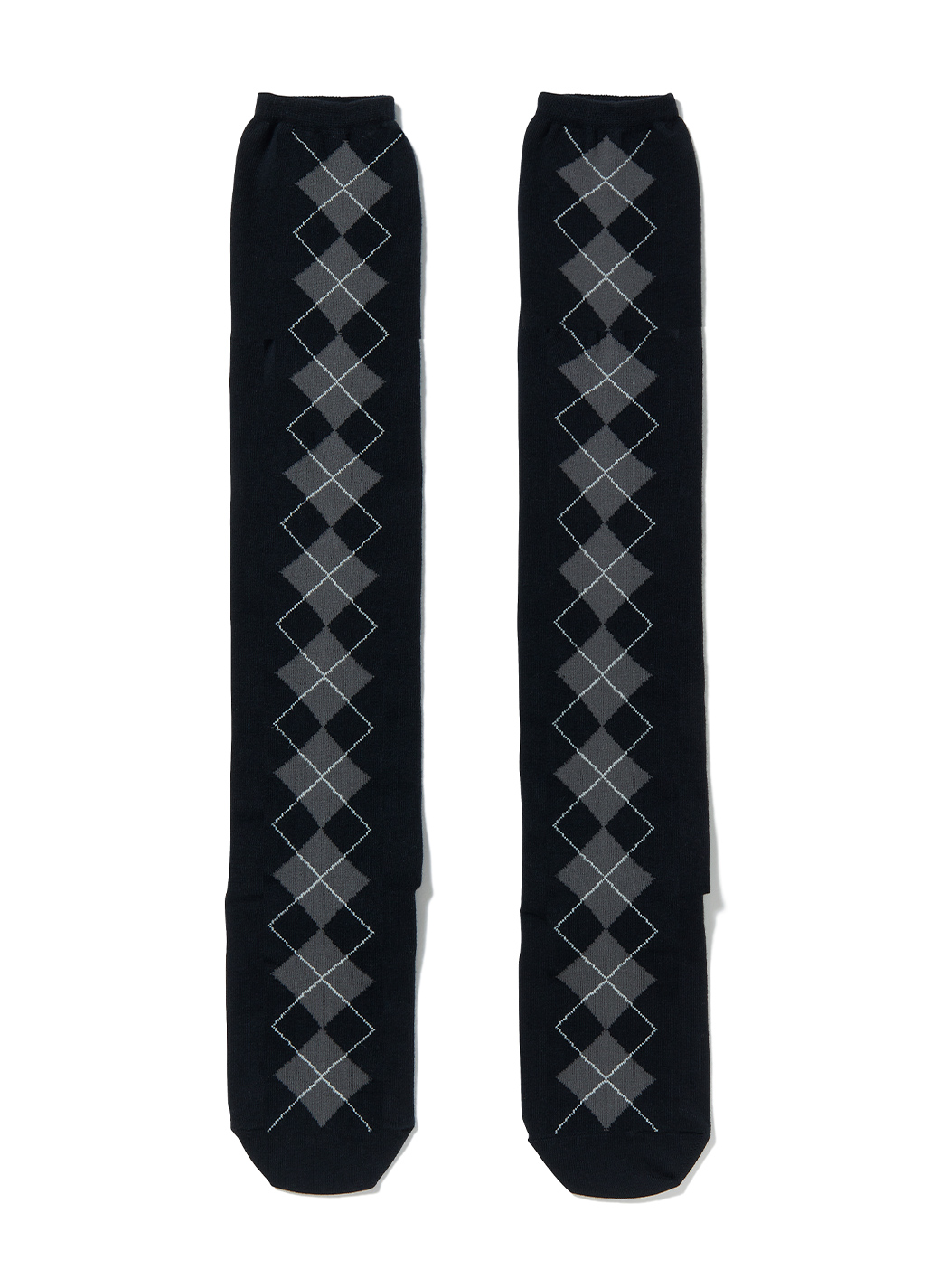 Argyle Line Sox 詳細画像 Black 1