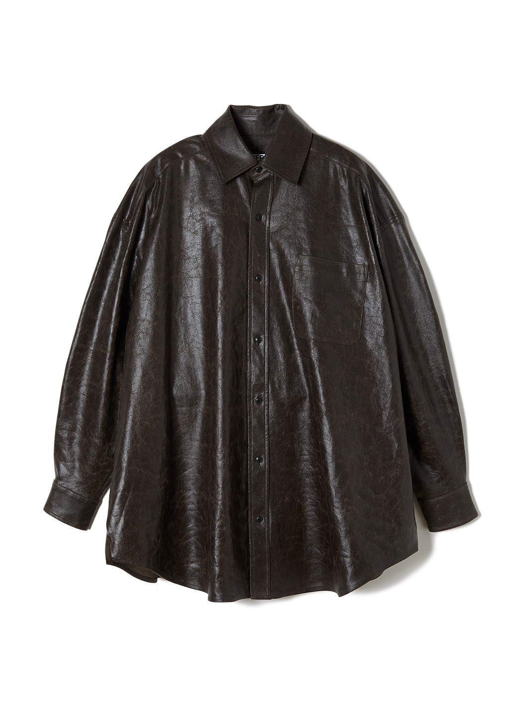 Vegan-Leather Large Shirts