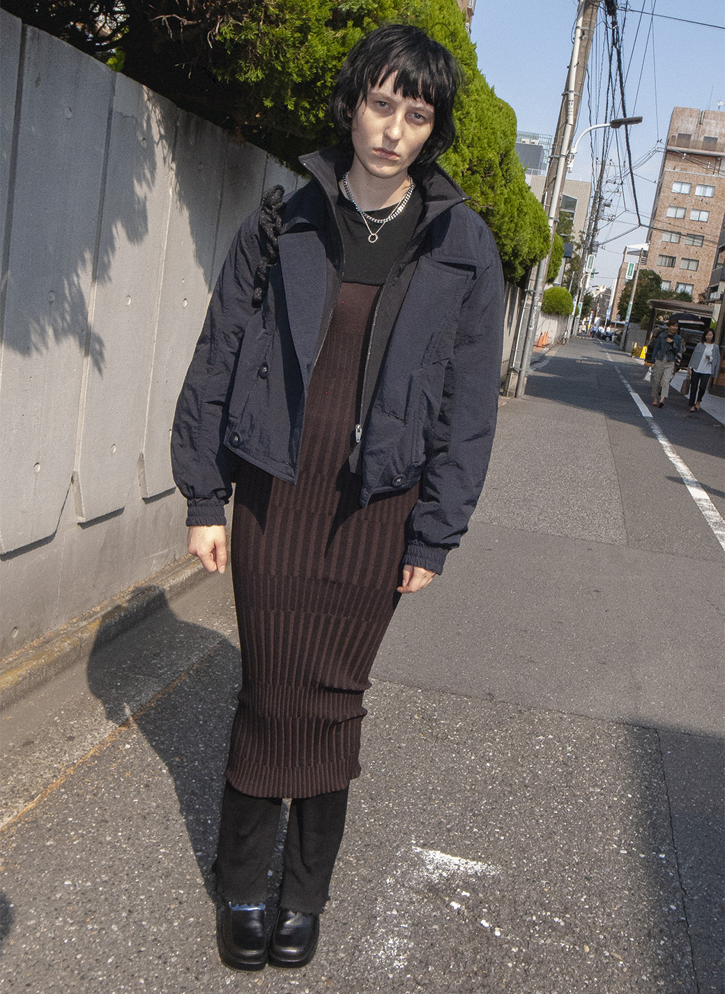 Double Collar Jumper Jacket 詳細画像 Black 3