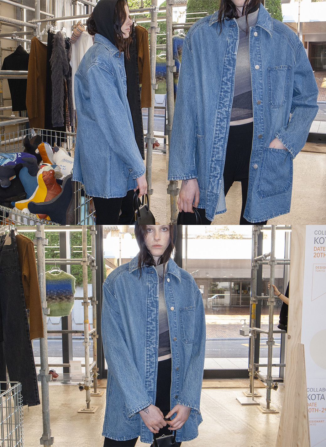 Tent Line Denim Jacket 詳細画像 Blue 1