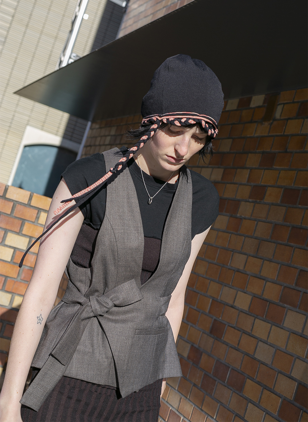 Crossing Belt Waist Coat