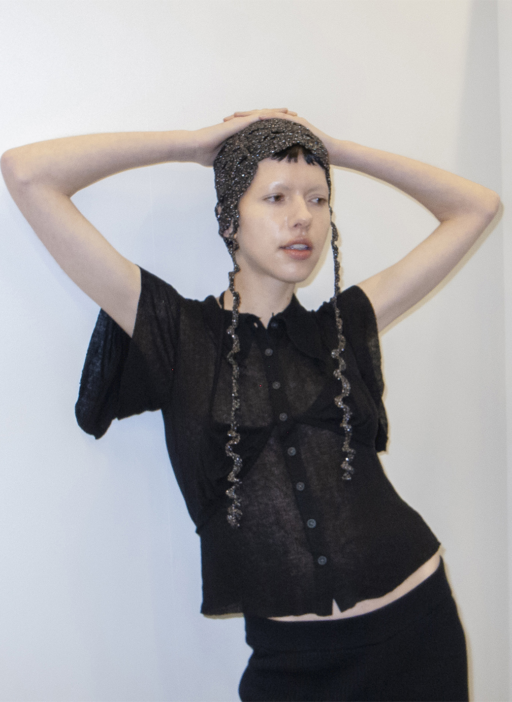 Bra Layered Shirt Top 詳細画像 Black 3