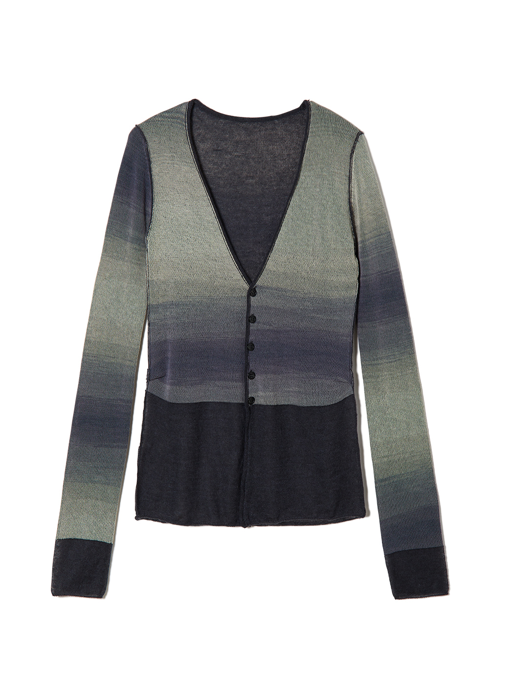 Double Face Knit Cardigan 詳細画像 Black 1