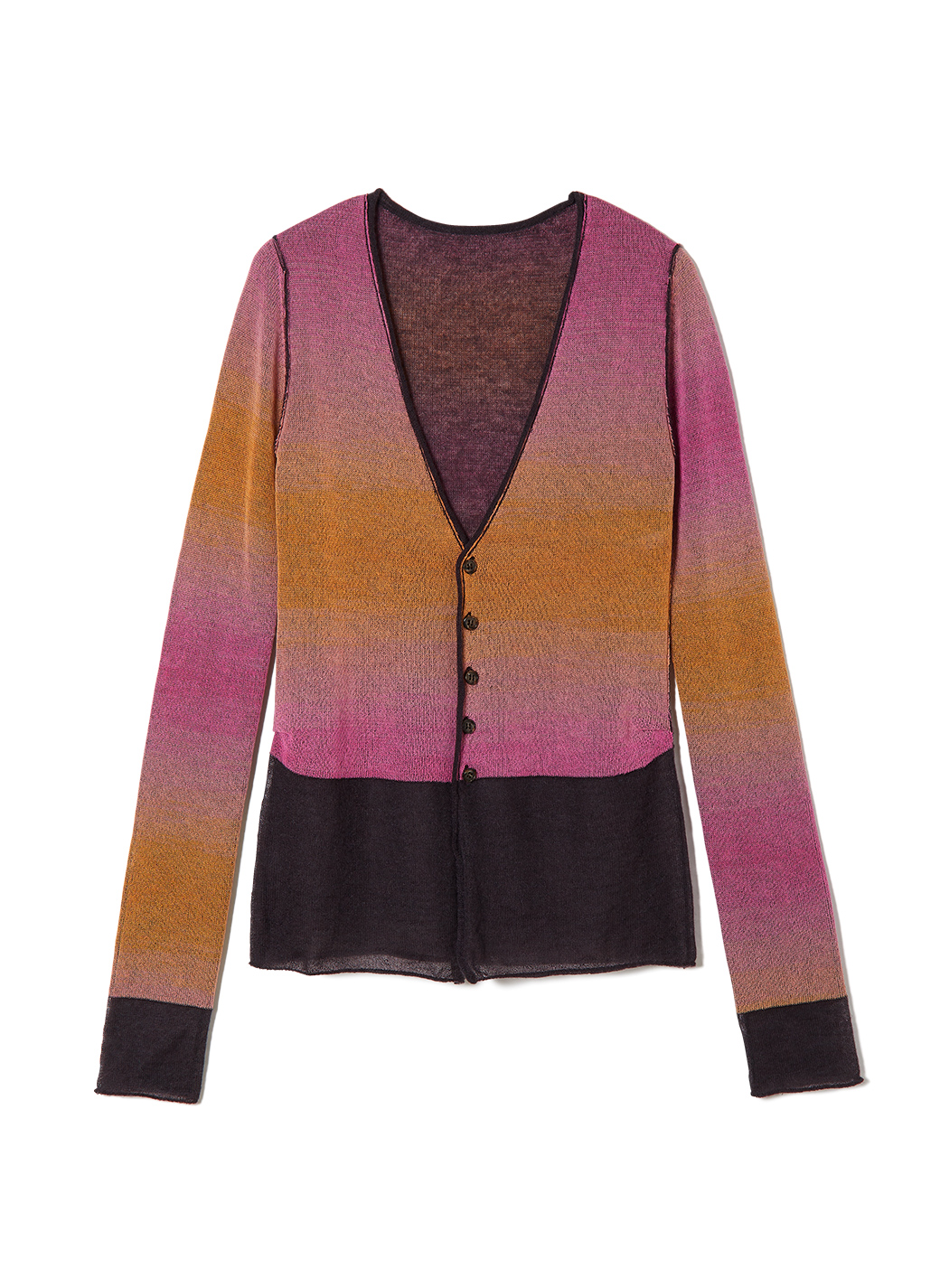 Double Face Knit Cardigan 詳細画像 Pink 1