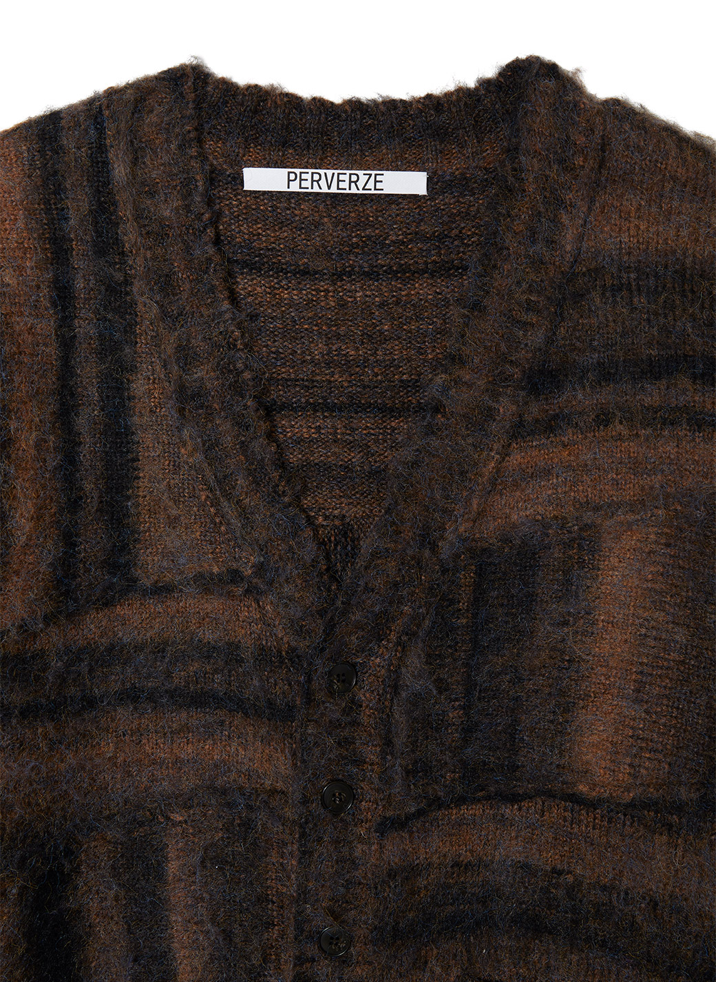 Patch Large Cardigan 詳細画像 Brown 3