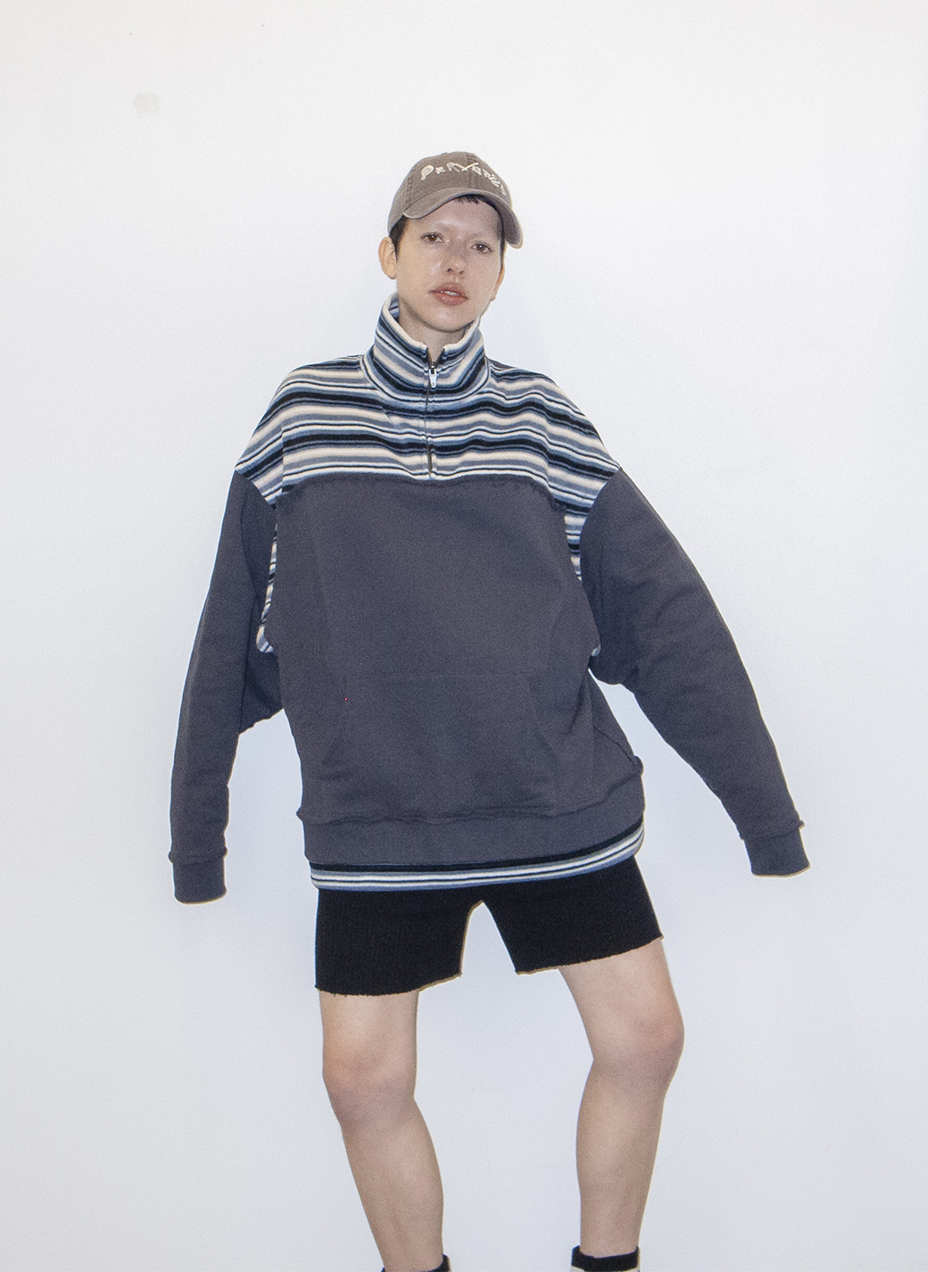 Anorak Oversized Sweatshirts  詳細画像 Gray 1