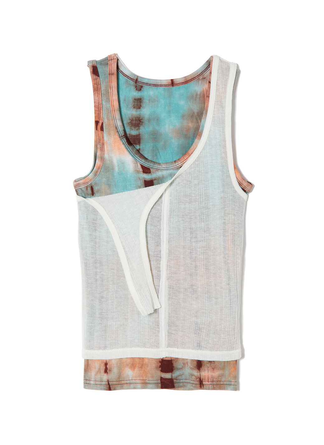 Off Strap Layered Tank Top