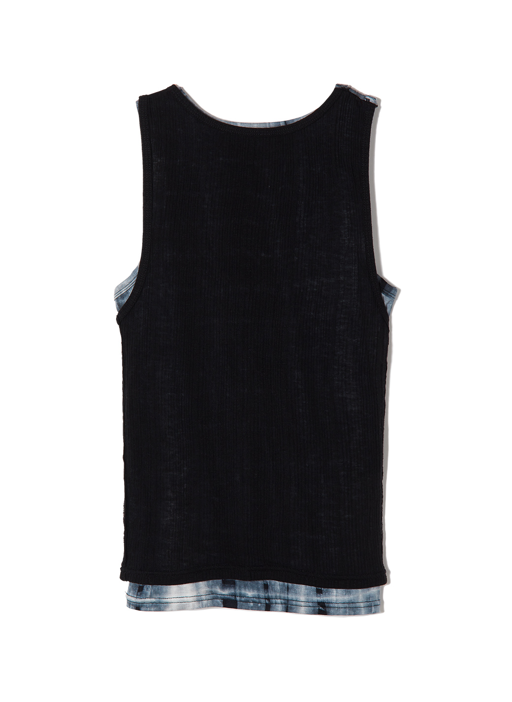 Off Strap Layered Tank Top 詳細画像 Black 2