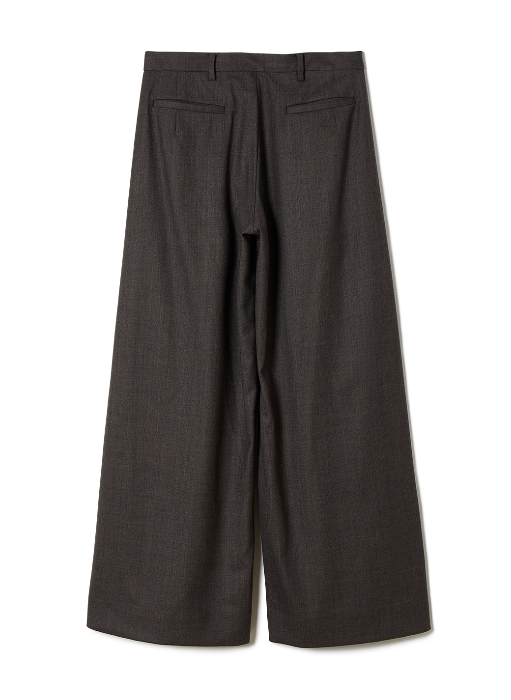 Low-rise Wide-leg Trousers 詳細画像 Brown 2