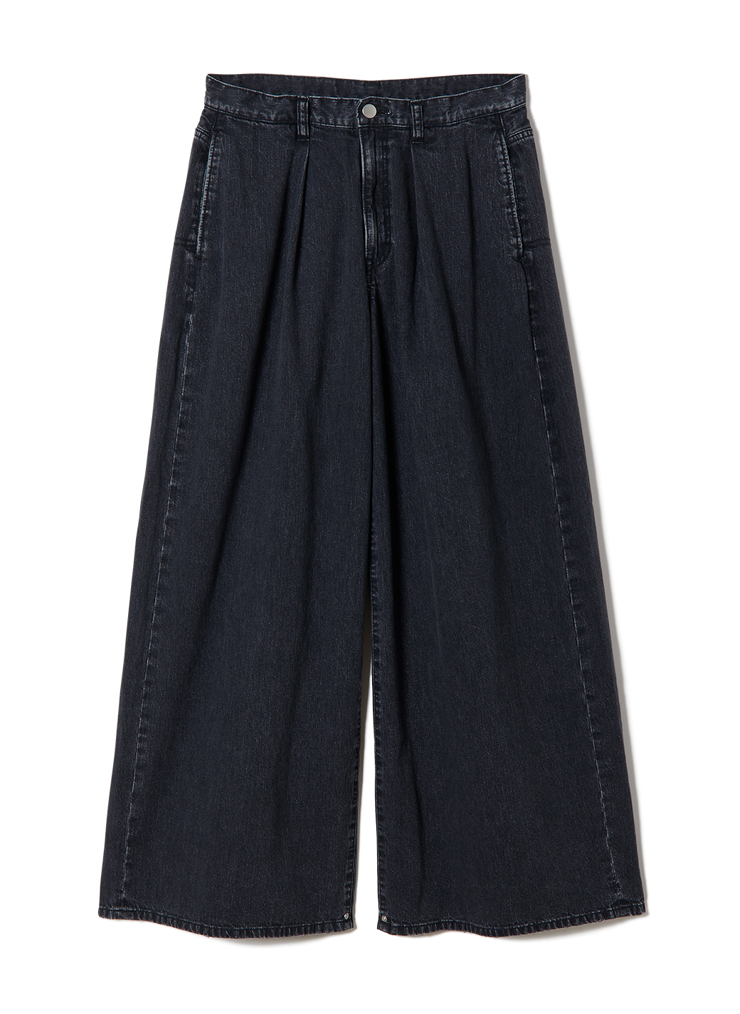 Low-rise Wide-leg Denim 詳細画像 Black 1