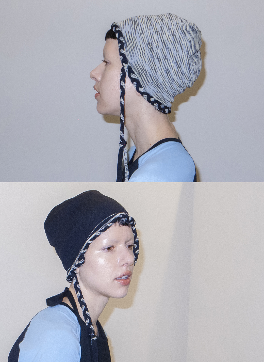 Braid Trim Knit Cap 詳細画像 Green 1